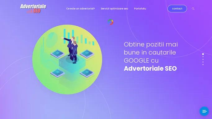 🔝 Obtine pozitii mai bune in cautarile GOOGLE cu Advertoriale SEO 📝