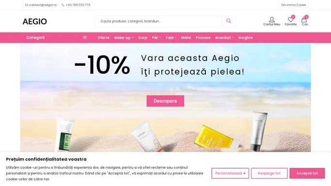 Magazin de skincare si beauty coreean - Aegio