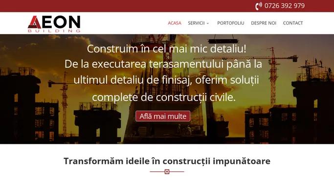 Aeon Building | Constructii Civile | Constructii Industriale | Constructii Metalice | Constructii Agricole