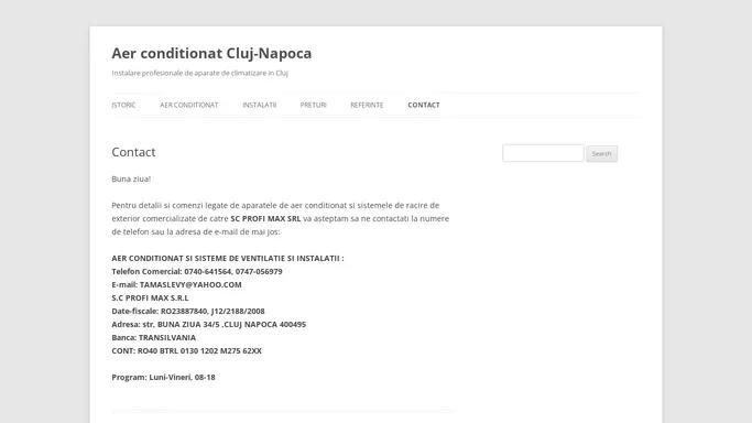 Contact - Aer conditionat Cluj-Napoca