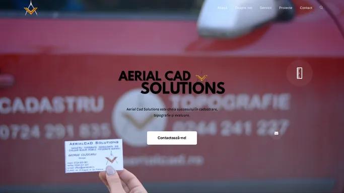 Aerial Cad Solutions – Impreuna schitam viitorul!