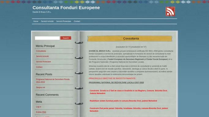 Davide El Bravo S.R.L. » Consultanta Fonduri Europene