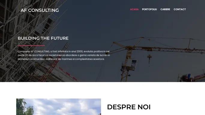 AF Consulting – Building the future