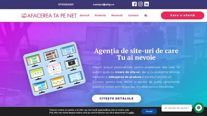 Afacerea Ta pe Net SRL - Creare site-uri, Adaugare produse in magazine online