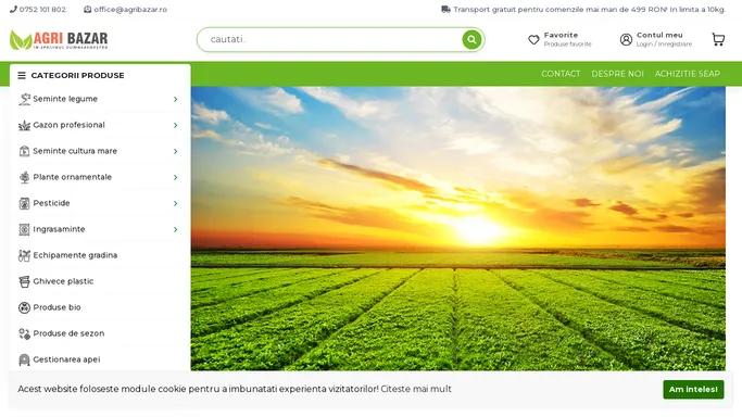 AgriBazar: Fitofarmacie si magazin de seminte