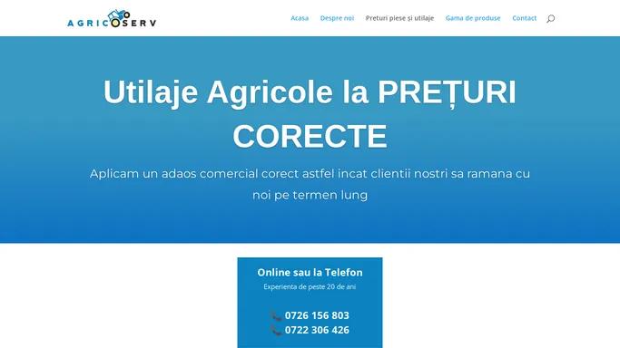 Agricoserv SRL | Tractoare si Utilaje agricole la preturi corecte