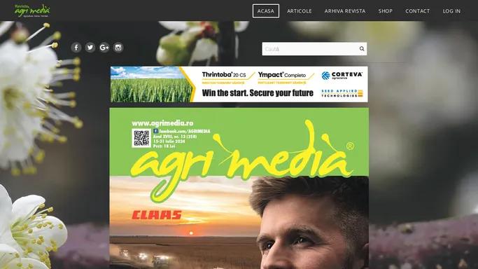 REVISTA AGRIMEDIA - Agricultura. Ferma. Fermieri