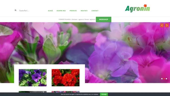Agronin – Flori pentru balcoane si parcuri