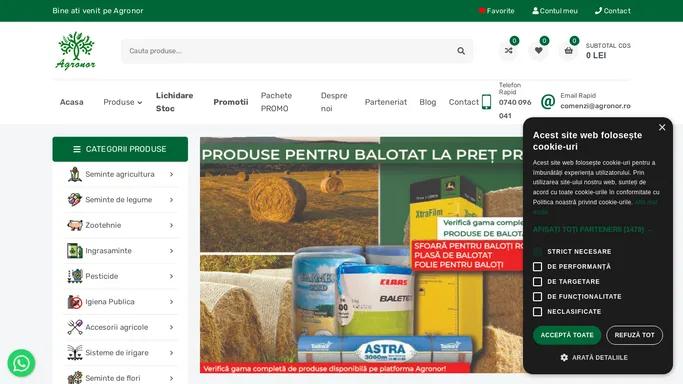 Agronor-Preturi corecte la produse agricole, gradinarit si multe altele