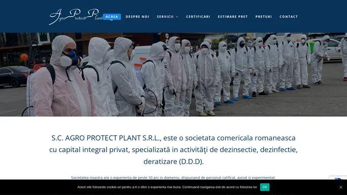 AgroProtectPlant – Deratizare, Dezinsectie, Dezinfectie