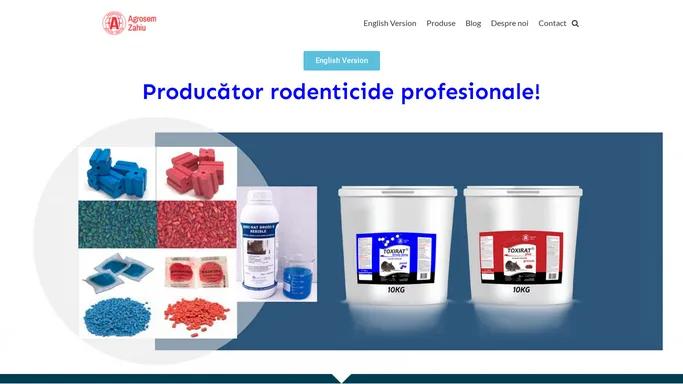 AgrosemZahiu – Producator de rodenticide