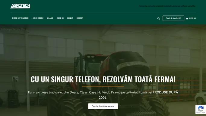 Agrotech Group – Cu un singur telefon, rezolvam toata ferma!