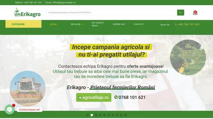 Erikagro - Agroutilaje.ro | Piese Pentru Utilaje Agricole