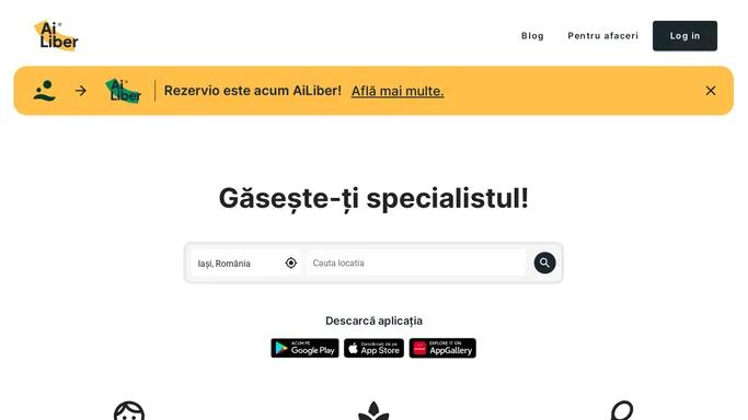 AiLiber - programari online pentru toata lumea!