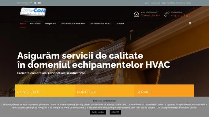 Aircom – Solutii Profesionale HVAC