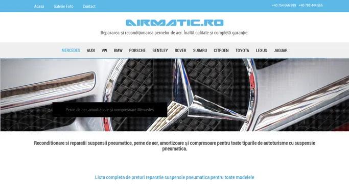 Reconditionare perne de aer, compresoare si amortizoare | Airmatic.ro