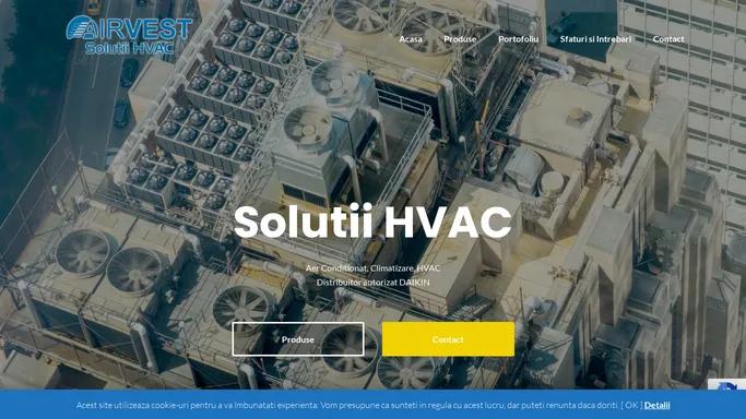 AirVest.ro – Aer Conditionat, Climatizare, Solutii HVAC