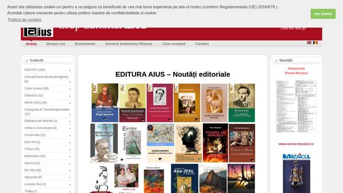 Editura Craiova, tipografie, tiparire reviste, tipar carti - Editura AIUS