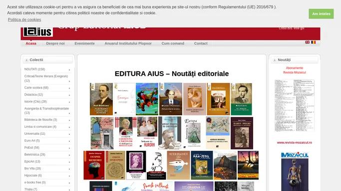 Editura Craiova, tipografie, tiparire reviste, tipar carti - Editura AIUS