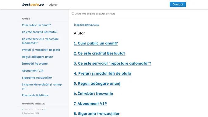 Ajutor | Bestauto.ro