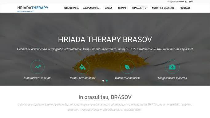 Hriada Therapy | Hriada Therapy – Cabinet de acupunctura, termografie, reflexoterapie, terapie cu bioptron, masaj SHIATSU, tratamente REIKI. Toate intr-un singur loc!