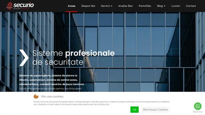 Acasa - SECURIO Bistrita - SMART SECURITY SOLUTIONS | ALARMA BISTRITA-NASAUD