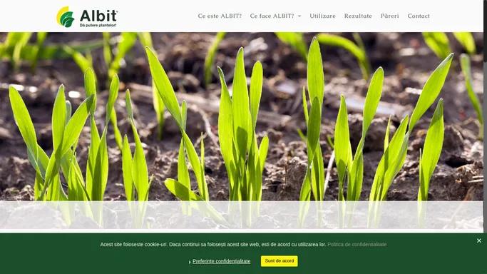 Albit – biostimulator: efect antistres, stimulare si fungicid