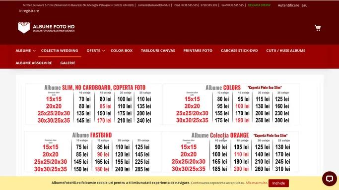 AlbumeFotoHD - albume foto pentru fotografi profesionisti