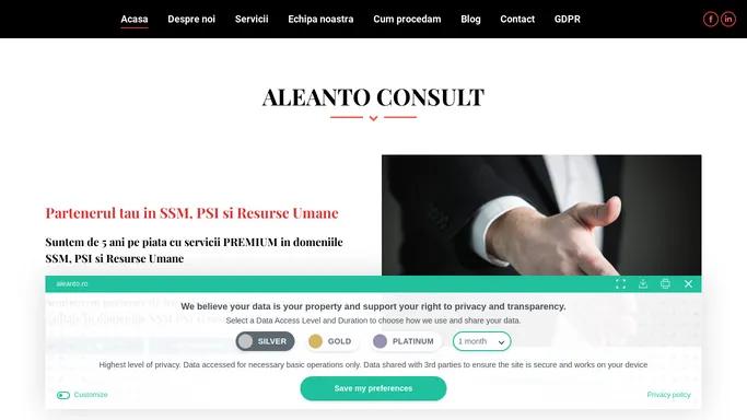 Acasa - Aleanto Consult