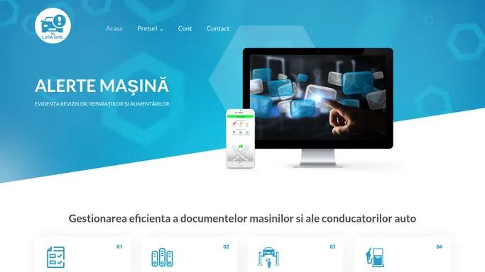 Alerte Masina - Acasa