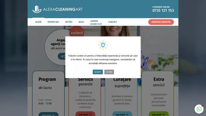 Alexa Cleaning Art - Servicii de curatenie Slobozia, Ialomita