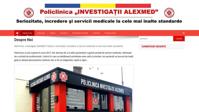 Alexmed – Cabinet de analize medicale