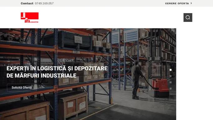 Alfa Logistik - Depozitare de Marfuri Industriale - Logistica