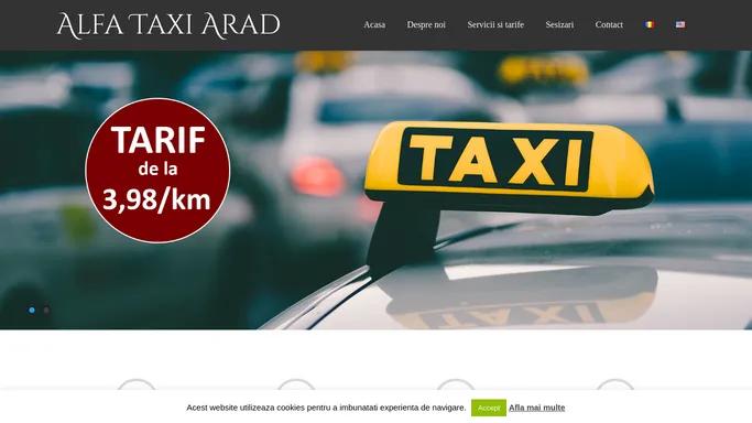 Alfa Taxi Arad - Transport persoane in Arad