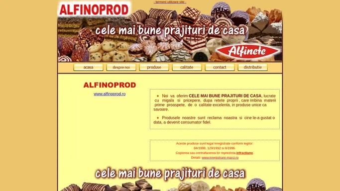 Alfinoprod - cele mai bune prajituri de casa