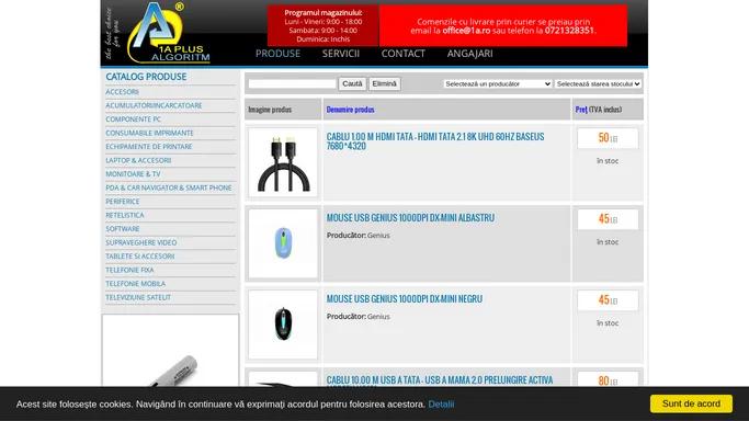 S.C. 1A PLUS ALGORITM S.R.L. - Catalog produse