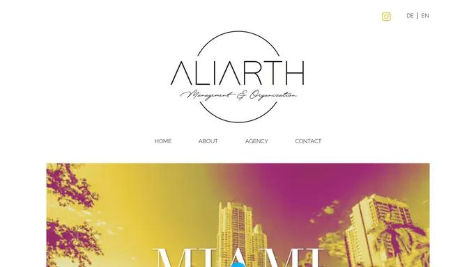 ALIARTH. | Alia Reinwarth - Management, Organisation, Design and Graphic. Miami & Munich.