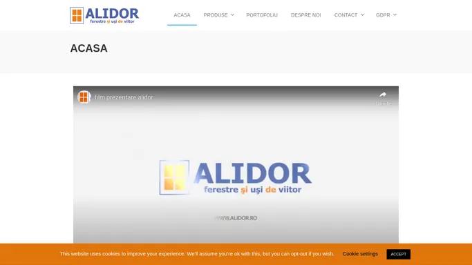 Alidor | Ferestre si usi de viitor