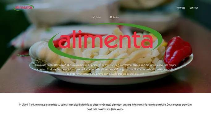 Alimenta Bacau – Producator alimente