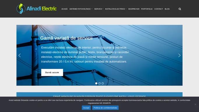 Firma montare panouri fotovoltaice & instalatii electrice - alinadielectric.ro