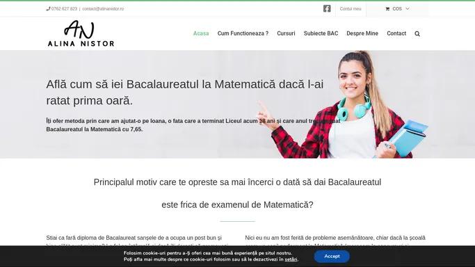 Cursuri online de matematica | Cursuri pentru Bac | Cursuri Bacalaureat 2020 | Cum sa iei Bacalaureatul