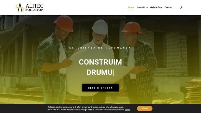 Alitec Solution – Constructii civile si industriale, drumuri, retele de apa si canalizare