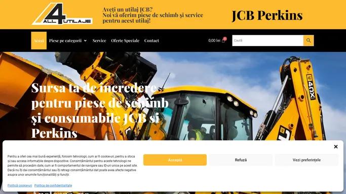 All4Utilaje - Piese JCB & Service JCB