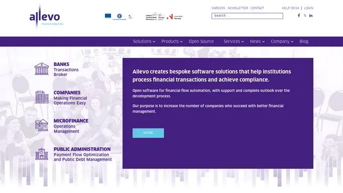 Allevo – Software solutions for financial institutions