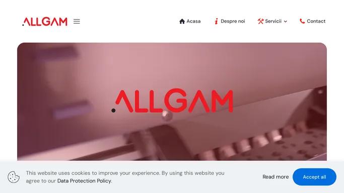 Allgam – – Productie de materiale publicitare personalizate, inclusiv bannere, afise, flyere, si materiale promotionale.