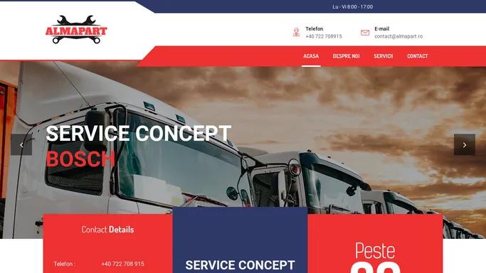 Almapart – Service concept BOSCH