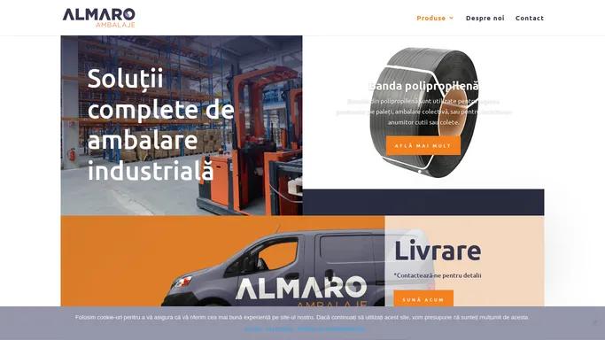 Almaro Ambalaje | Solutii De Ambalare Industriala in Iasi