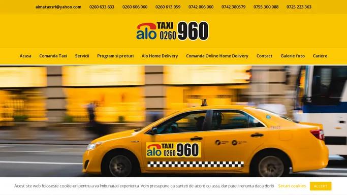 Taxi Zalau - Serviciu de taximetrie Zalau - Alo Home Delivery