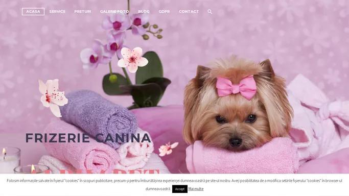 Frizerie canina profesionala Bucuresti | Tuns caini si cosmetica canina