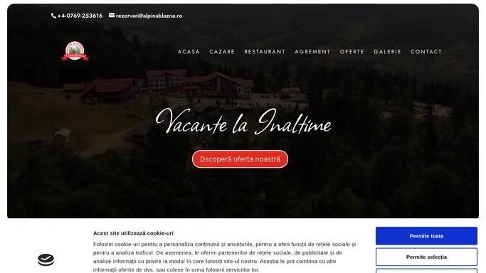 Complex Alpina Blazna - Vacante la Inaltime | Alpina Blazna